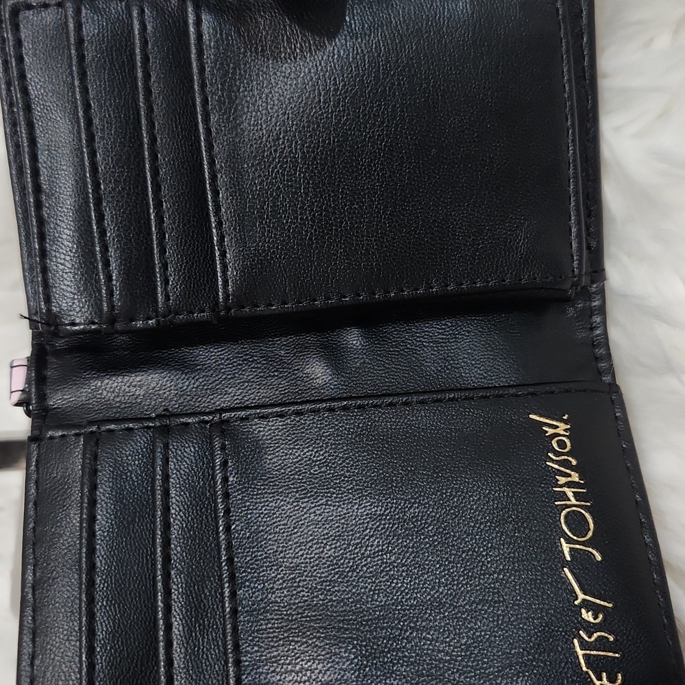 🖤🔹️Betsey Johnson🔹 2 Piece Coquette Bow XOKARA‎  Black Wallet Bundle NWOT! - Picture 6 of 7
